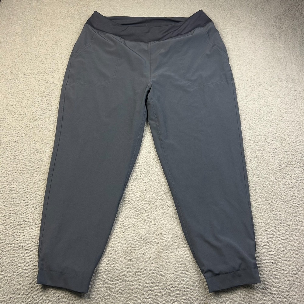 Patagonia Pants Womens XL Gray Happy Hike Studio Stretch Hiking Pull On 21180